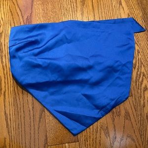 Nasty gal blue crop top